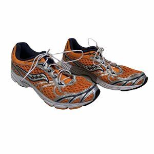 Saucony Womens Fastwitch Racing Shoes Orange & Navy 9